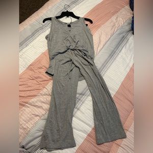 Cabi XS Grey Summer Jumpsuit NWT